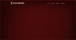 Desktop Screenshot of kilobravobar.com